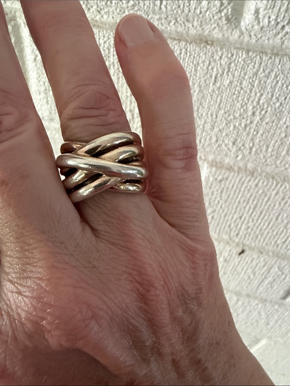 Chunky sterling ring